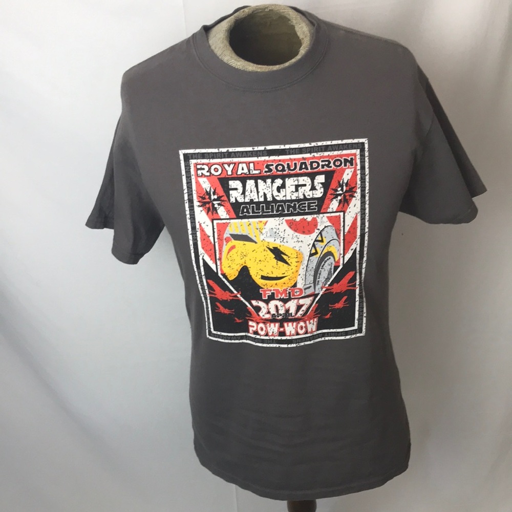 Royal squadron rangers alliance FMD 2017 Pow wow  gray t-shirt Sz M